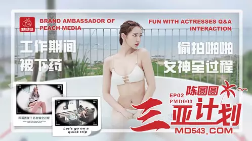PMD-003 Chen Yuanyuan Sanya Planning EP02 During work, she was drugged and secretly filmed the whole process of the goddess of sex. Peach Image Media