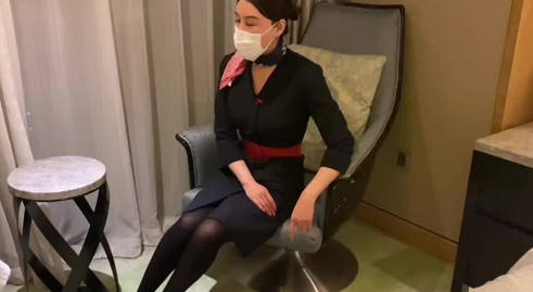 Tang Xin Vlog. The experience of hooking up with a real sexy stewardess