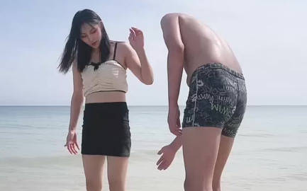 91 Eggplant. An unexpected surprise on the beach and a wild sex incident with the boss