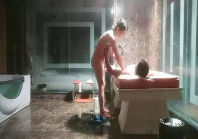 The female technician of the water bed health care secretly filmed the customer's massage service. The water grinding and milk pushing service is very good. There are many items. Licking the anus, 69 oral sex, tilting the ass, fingering the hole and fucking hard