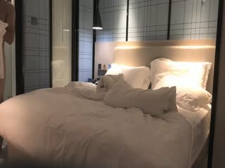 #The pussy is tight with shorts and smooth legs. The internet celebrity is a little slut who is not wearing any underwear. After taking a shower, she gets down to business. She rides on me and rubs me with her mouth. She fucks me hard and moans sweetly.