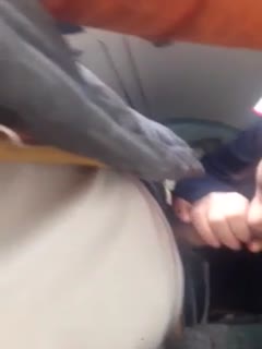 Real! Mainland female train conductor eats cock in uniform