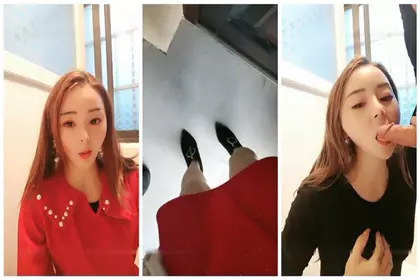 Sexy beauty pretends to be a prostitute and hooks up with an uncle to have sex and swallow his cum