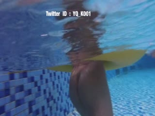 The cuckold god YQ-K- enjoys the water world with his wife, leaving her alone to entertain herself, so slutty!