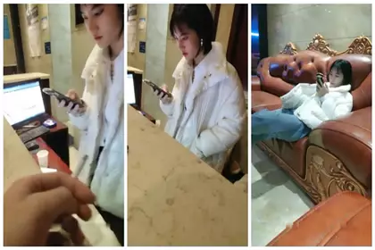 My cousin who was born in 2000 recently hooked up with a 172CM part-time hotel receptionist. He waited for her to get off work at night and went to get a room to have sex. His friends teased him about Wu Dalang.
