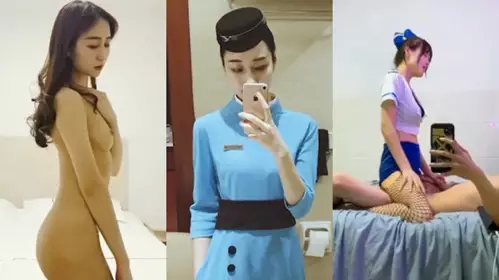 gc China Eastern Airlines China Southern Airlines stewardess bathroom affair sex from behind hard fuck kneeling licking love uniform temptation stockings beautiful legs