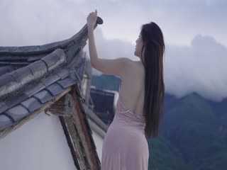 ✿Top model✿ The latest outflow of super popular Wang Dong's royal young model ▌Azhu▌ rooftop rooftop exposed photography sexy soft breasts and slim figure 4K original super delicate 105P1V