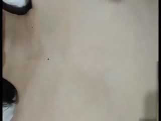 Sister's cherry mouth couldn't fit her brother's big dick and choked when she deep throated him