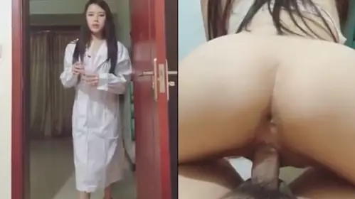 Big tits and slutty female nurse gives lonely patients an injection_Can't stand the temptation deep throat blowjob without condom