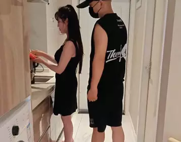 Original material. Creampie my pink and big tits sister - Xizi