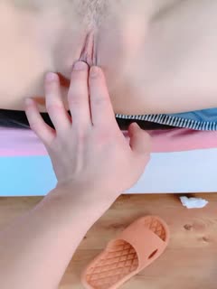 Sexy female anchor shows her perfect face and fucks, deep throat foreskin man enters peach buttocks without condom and covers her face with ecstasy