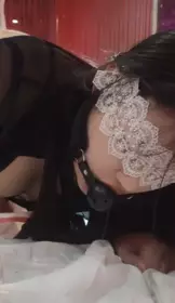 First time training sister-in-law shameful sex reverse handcuffs tied fuck creampie