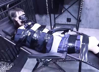 Lemon beauty full body bondage suffocation training