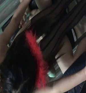 The best beautiful breasts net red Yu Er hotel black silk sex blowjob swallow cum