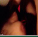 Very voluptuous leopard print sexy young woman, fucking two tits swinging so exciting...