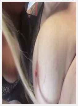 Hot lesbian tit play and sex