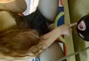 The queen young woman is vigorous and resolute, black silk high heels abuse sex slaves, tied up and trained in various ways