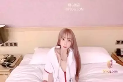 Tangxin Vlog_Pretty sexy female nurse's erection treatment_Orange cat