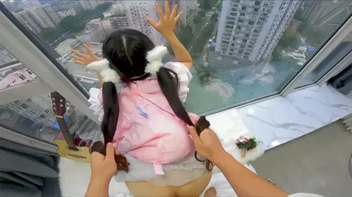 Super fantasy 3D vision explosion fucking twin-tailed Lolita girlfriend Meow Meow grabs the twin-tailed crazy output burst sperm cum boyfriend perspective