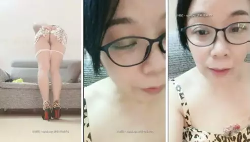The mother is so slutty and hooks up with her slutty son. She sucks her breasts and licks her pussy to give her son a blowjob. She is so tempting with her stockings and high heels. She sticks her ass out and gives her son a blowjob while watching her wolf friend. She lets her son cum in her mouth and eats it