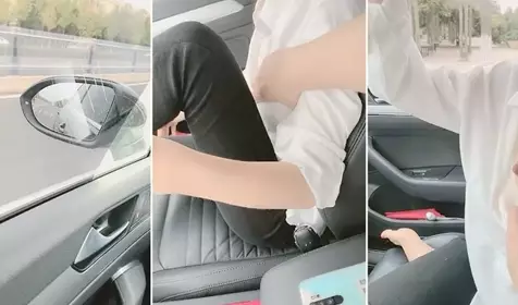 The most popular and sexy girl on the platform [Avove] outdoor car sex, people coming and going outside the window, no condom in the car, crazy insertion of hairless tender pussy, exciting and exciting, thousands of yuan ticket in hand