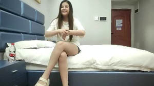 A young woman in a black dress was dating online. She touched her ass through her clothes, flirted with her, squatted down and gave her a deep throat blowjob. She held her ass in front of the camera and rode and pounded. She gasped repeatedly.