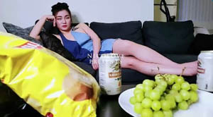 The Asian girl in your dream [Silk stockings, high heels, secretary outfit, extreme temptation, can you bear it? 】
