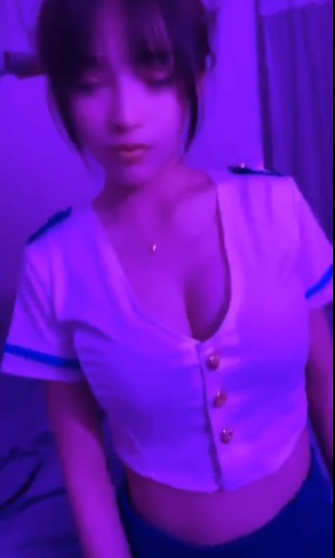 91 Han Ling various uniforms and stockings and boyfriend sex welfare Part (86)