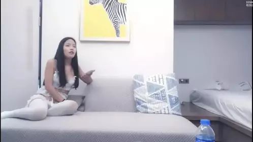 The cute little beauty born in the 2000s is so sexy and interesting. She wears sexy white silk clothes and her tender body licks and sucks the cock, caresses, rubs, bangs, rides, and shakes vigorously [watermark]