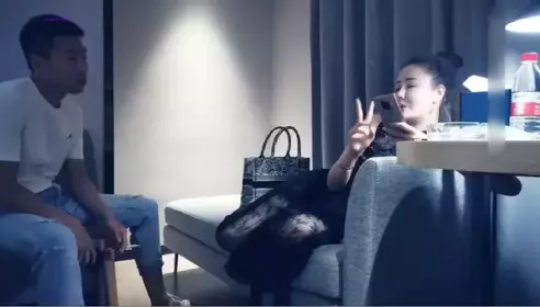 I can't stop wanting the dignified and elegant young woman in black silk stockings. She has long legs and a plump and voluptuous figure. My mouth is dry and my cock is hard. I kiss her provocatively and ride astride her and fuck her hard. [Watermark]