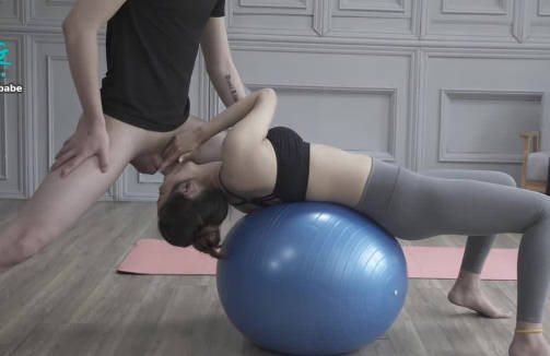 [SWAG]LS-0006 Beautiful ass student seduces yoga teacher