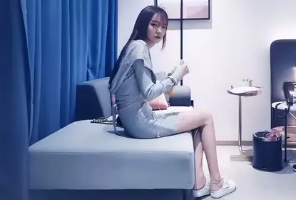 The beautiful and long-legged girl loves to have sex!