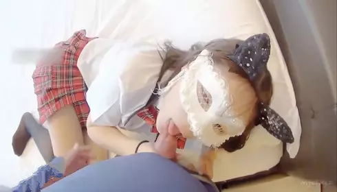 Beautiful scenery plus a hot girl with a nice butt in a JK uniform, it feels so good to fuck her!