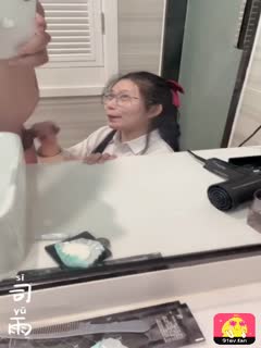 JK Uniform Bathroom Blowjob Facial 1