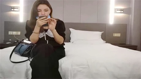 Sexy black long-legged girl at night club, nipple push, lick back, ride and move...