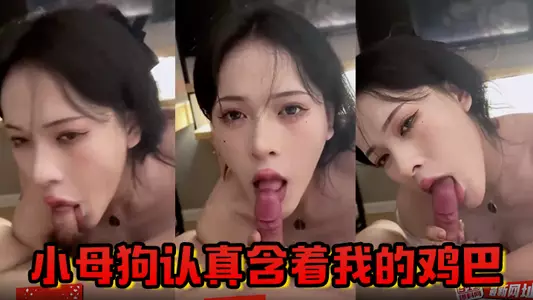 The little bitch sucked my cock and I watched her beauty spot and cum in her mouth