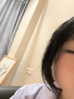 kawaii glasses beautiful girl! JK outfit lifted up her skirt! Kneel on the sofa and raise your ass, with eggs in your small hole [1]]...