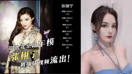 The well-known Beijing car model Zhang Ying's stage name Zhang Xuning was violently inserted into the prostitution video