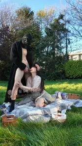 Miss Forest Picnic 2 Masturbating to Half Mysterious Man Forced Mate Crazy Piling