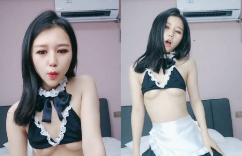 Maid dress adorable sister deep throat licking giant root special write! The first-class oral skill is to show your clothes and milk, and you can take the initiative to ride and burst into the pink and tender holes.