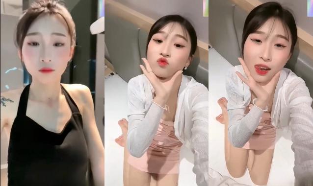 Fast-handed child goddess [Zhang Kexin] cheated on her husband and friends, and also made phone calls to increase the excitement.