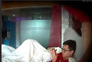 The hotel secretly filmed the 12th bullet: pinhole camera recorded lovers passionate night, high definition spy private lingering